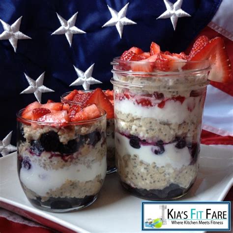 Calories, fat, protein, and carbohydrate values for for greek yogurt and other related foods. Ripped Recipes - Firecracker Strawberry & Blueberry Cottage Cheese Overnight Oats With Layered ...