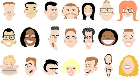 Animated People Faces