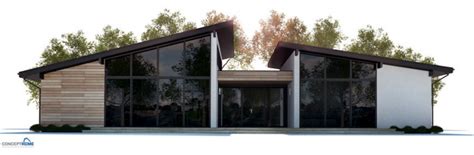 Floor Plan Friday: 3 bedroom modern house with high ... The most fantastic thing about this layout is that every room has its own private bath.