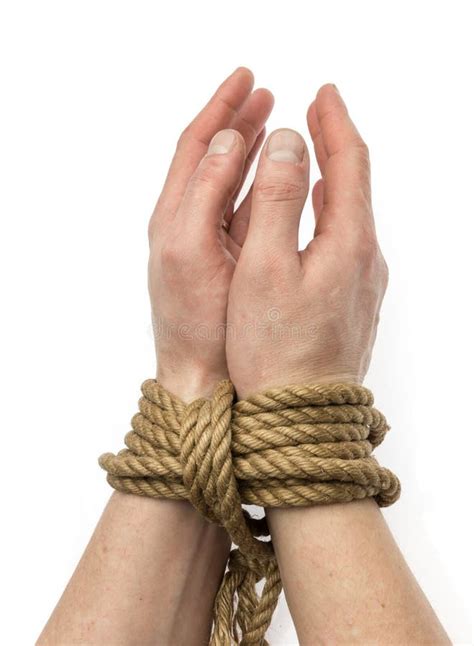 Tied Hands Isolated Stock Photo Image Of Crime Powerless 92178242