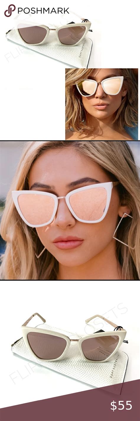 Nwt Quay X Jlo Reina Sunglasses An Oversized Cat Eye With Modernized