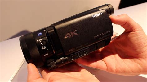 Sonys New 4k Camera Fdr Ax100 Ces 2014 Youtube