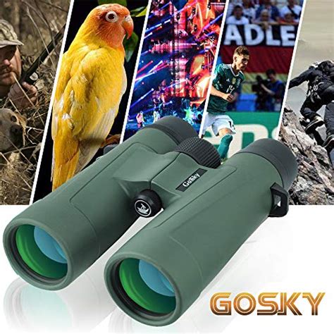 Gosky 10x42 Binoculars For Adults Ultra Hd Professional Binoculars For