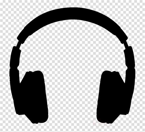Headphone Clipart Silhouette Headphone Silhouette Transparent Free For