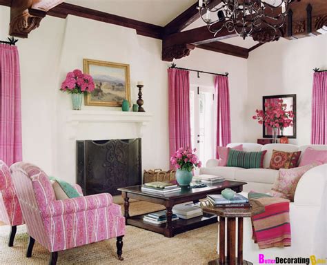 10 Amazing Pink Living Room Interior Design Ideas ...