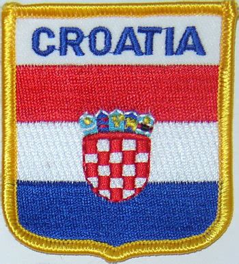 .the medieval croatian kingdom was the first to appear in ancient dalmatia after the ostrogoths. Aufnäher Flagge Kroatien in Wappenform (6,2 x 7,3 cm ...