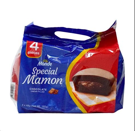 Special Mamon Chocolate Monde 4 X 48g Clt Enterprise
