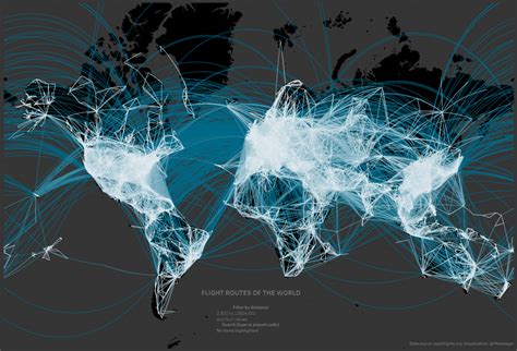 International Flight Routes Map World Map