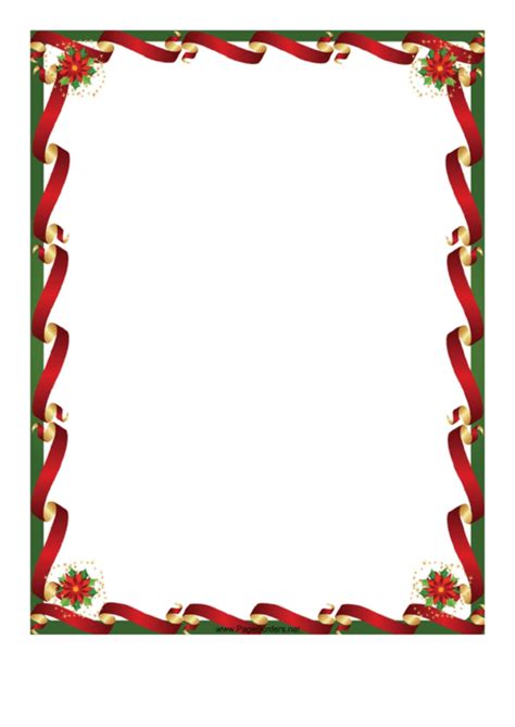 Top 47 Christmas Border Templates Free To Download In Pdf Format