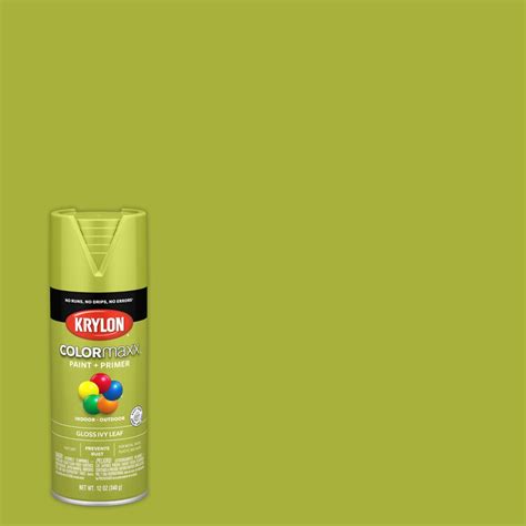 Krylon Colormaxx General Purpose Gloss Ivy Leaf Spray Paint Actual Net
