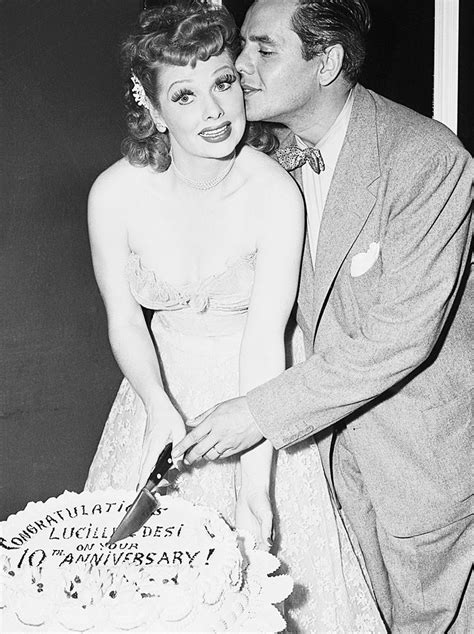 Mariedeflor “ Lucille Ball And Desi Arnaz Celebrate Their 10th Wedding Anniversary ” With