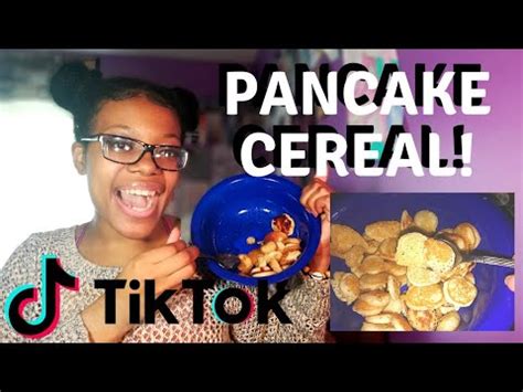 I Made Tik Tok Pancake Cereal How To Make Tik Tok Pancake Cereal