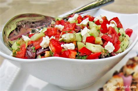 Chopped Greek Salad Joy Love Food