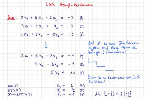 Linearen gleichungssysteme (lgs) einfach erklärt aufgaben mit lösungen zusammenfassung als pdf jetzt kostenlos dieses thema lernen! VII Lineare Gleichungssysteme Mathekatalog