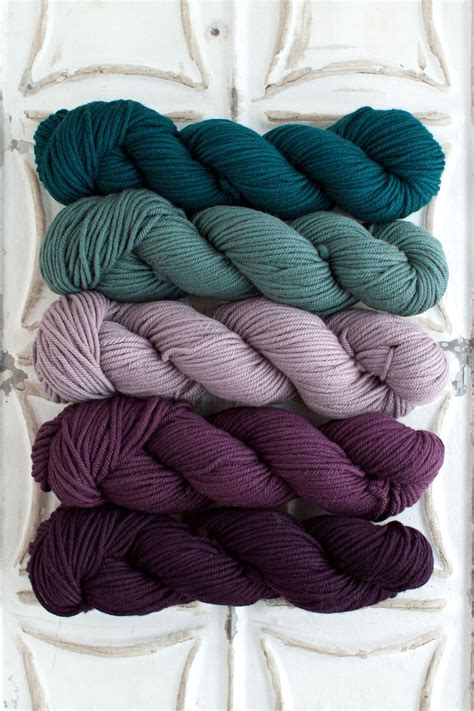 The Yarn For Manatawna Scarf Kit Includes Skeins Of O Wash Chunky Skein Each Of Color