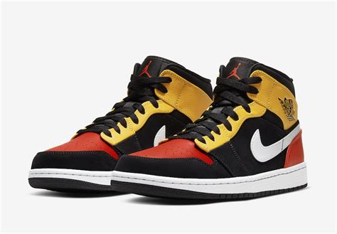 Firstly arrived in 1985, air jordan 1 has been around for over 3 decades. Air Jordan 1 Mid SE Black Amarillo Team Orange 852542-087 ...