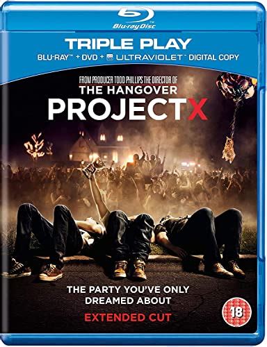 Project X Blu Ray 18 Movies And Tv