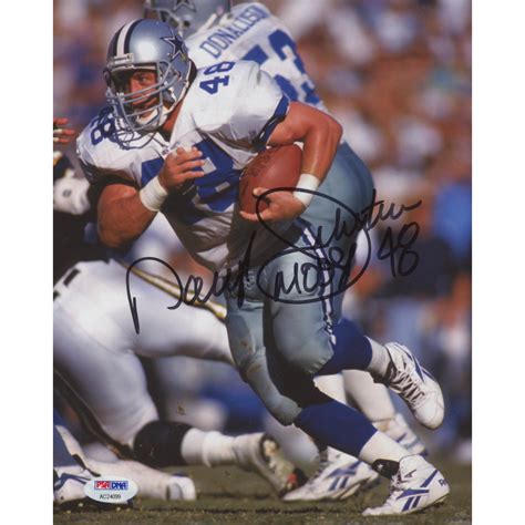 Daryl Johnston Signed Cowboys 8x10 Photo Inscribed Moose Psa Coa