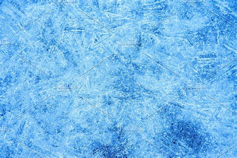 Abstract Blue Ice Textures Set Ice Texture Abstract Ice Blue