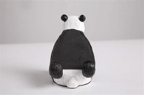 Cute Panda Sitting On The Ground Ipad Holder Phone Stand Rainjo