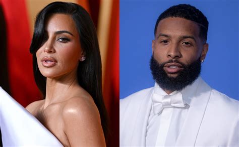 Kim Kardashian Giggles Leaving Oscars Party With Odell Beckham Jr Amid