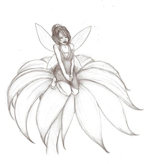 Fairy Resting On A Rose By Liralith On