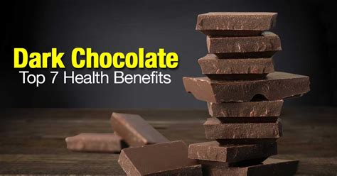 Top 7 Awesome Health Benefits Of Dark Chocolate