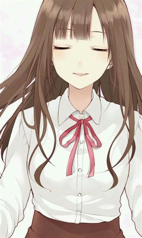 Kawaii♡ Até De Olhos Fechados Manga Girl Manga Anime Anime Long Hair Anime Hair Pretty