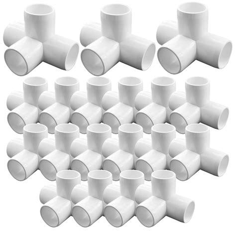 Buy Ephech 4 Way 34inch Pvc Fittings 18pcs Pvc Pipe Fitting For Sch40