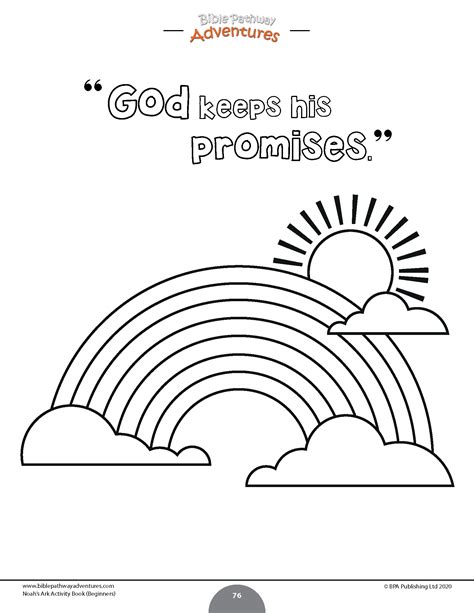 God Keeps His Promises Coloring Page ~ Coloring Pages