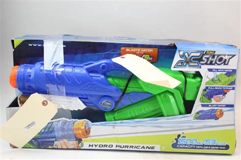 Zuru X Shot Water Warfare Hydro Hurricane Water Gun 2 Items Total