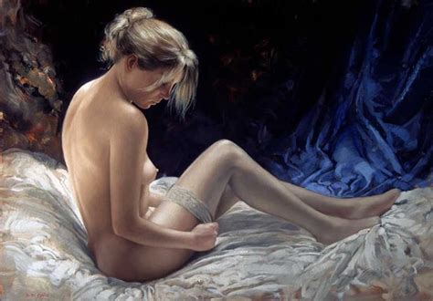 Silver Blue Artistic Nude Artwork By Artist Bruno Di Maio At Model Society