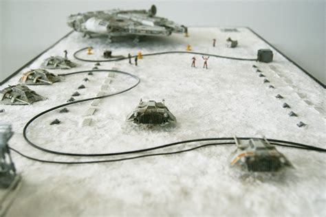 Custom vintage star wars esb hoth turret defense diorama backdrop. Star Wars Hoth Echo Base Diorama 1/144 by Starmodels ...