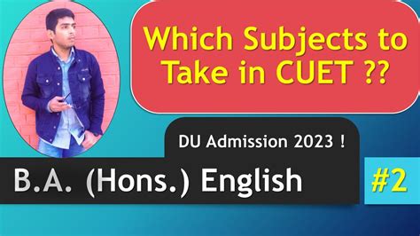 Eligibility Criteria Of Ba English Hons In Du Domain Subject For
