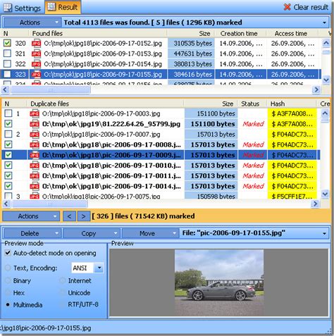 Text, binary, music or image. Duplicate File Detector 5.5.0 Precracked free software ...