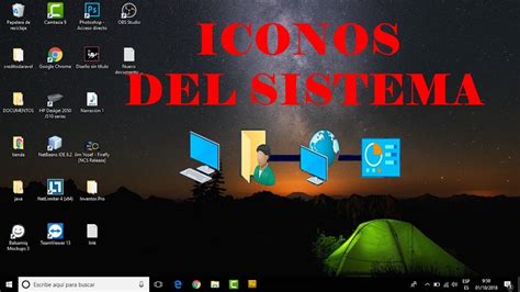 Windows 10 Poner Los Iconos Del Sistema Al Escritorio Youtube