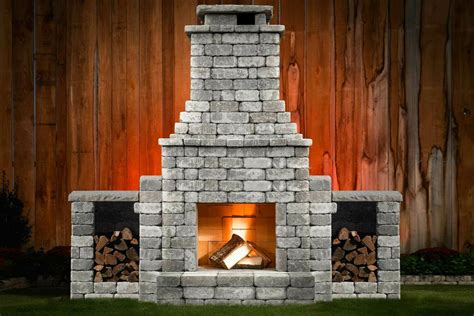 Diy Patio Fireplace Kits Masonry Fireplace Kits Prefabricated