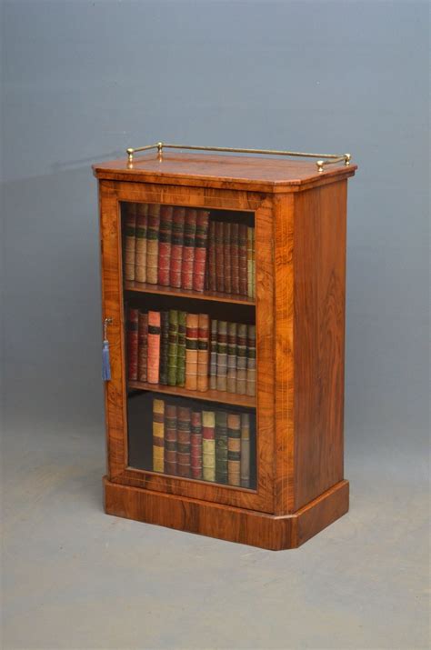 Victorian Walnut Bookcase Cabinet Antiques Atlas