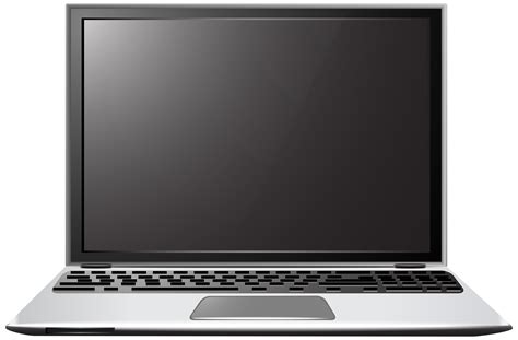 Silver Laptop Png Clip Art Best Web Clipart