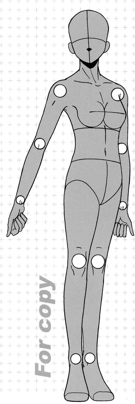 Here is a woman body or female figure anatomy proportion sheet. 29 best Anime How - To's: Full Body Base images on Pinterest