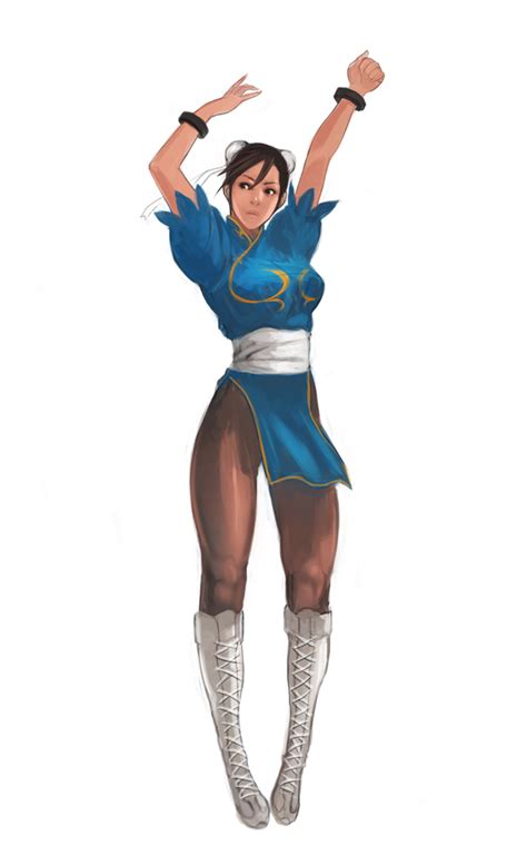 Heegur Chun Li Capcom Street Fighter 1girl Boots Brown Hair Bun