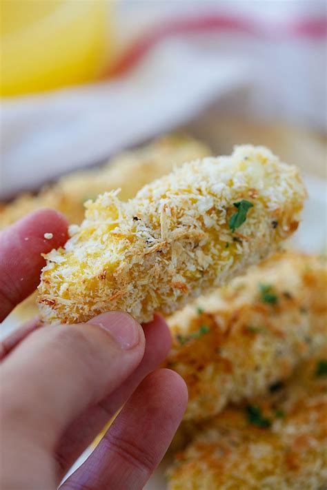 Download mozzarella cheese block malaysia png image for free. Baked Mozzarella Cheese Sticks - Rasa Malaysia