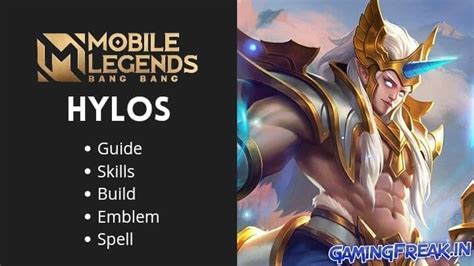 Mobile Legends Hylos Guide 2023 Hylos Best Build 2023