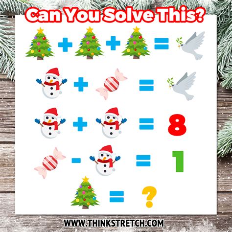 Christmas Brain Teasers Printable With Answers Wallpaper Site