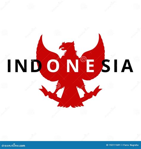 Indonesia Mascot `garuda Pancasila` Symbol Heritage Indonesian Culture
