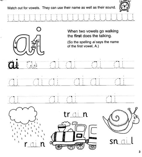 Phonics Ai Sound Worksheets Learning How To Read