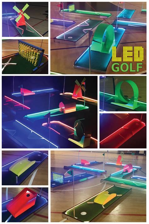 Aaa Mini Golf Neon Course Light Up Course Mp100 L Carnivals For