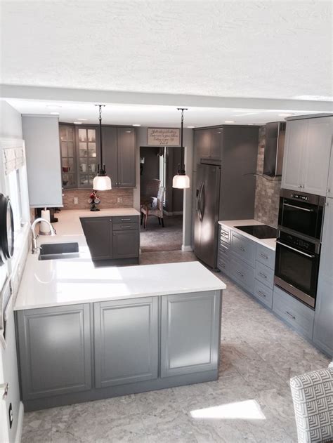 Want to design a gray and white ikea kitchen? Pin by Robin Sierra on cozinha | Grey ikea kitchen, Ikea ...