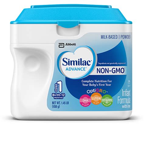 Similac Advance NON-GMO Baby Formula | Similac | Baby formula, Similac, Baby formula brands