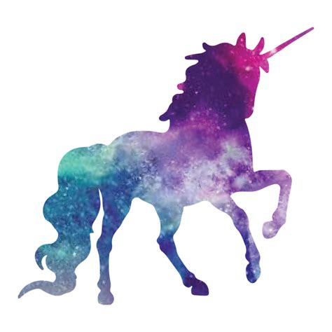 Colorful Unicorn Horse Animal Png Transparent Background Free